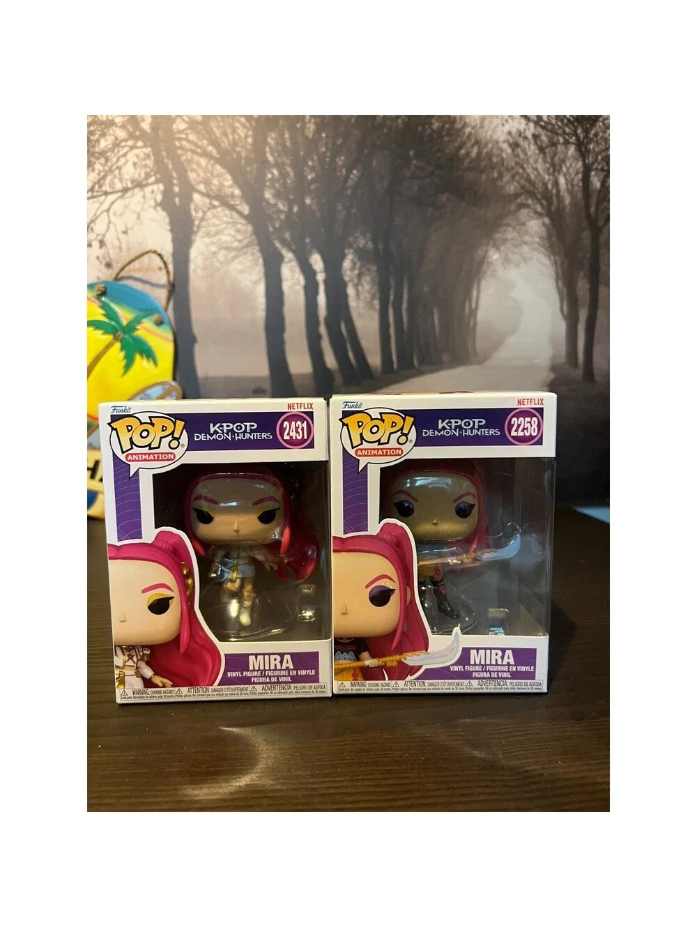 2 Mira K-Pop Demon Hunters Funko Pops What Sounds Like #2431 #2258 Huntr/X Movie